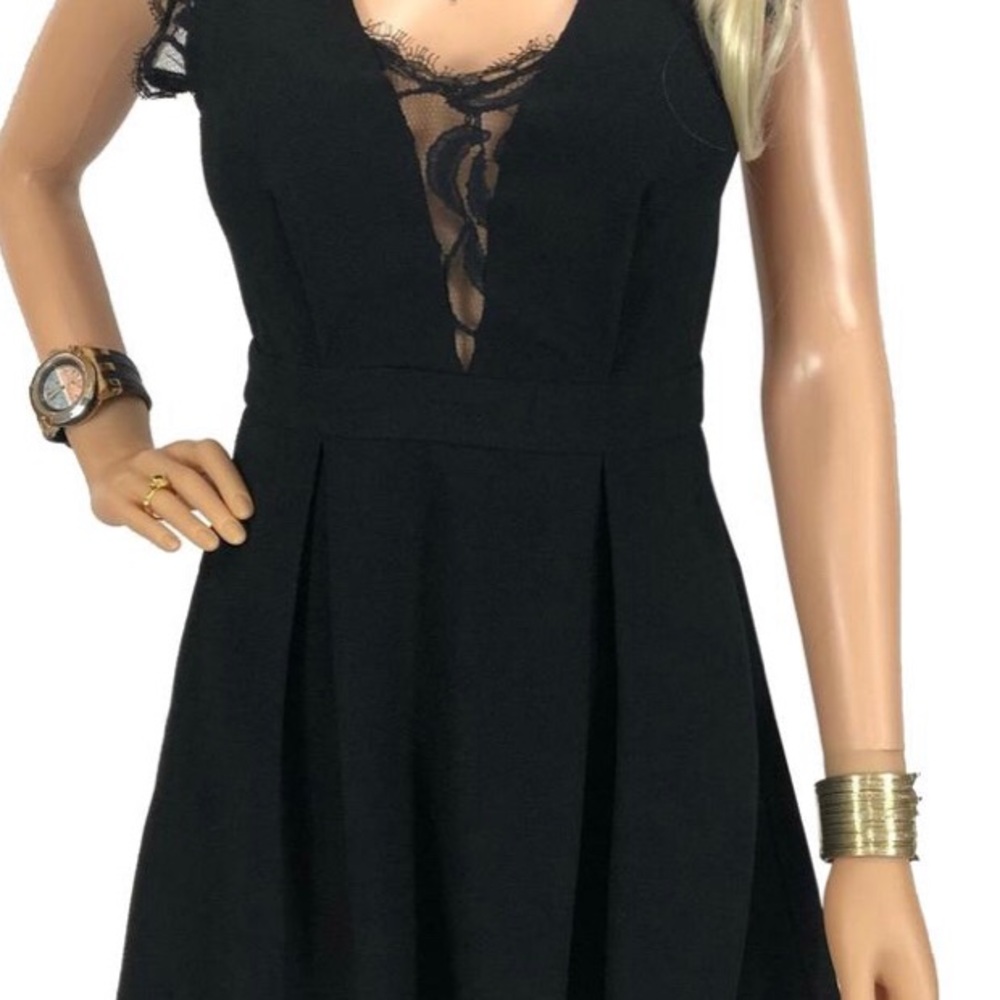 BCBG timeless backless lace dress new with tags